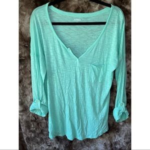 Express Long Sleeve Tee - Roll Up Sleeves - Large